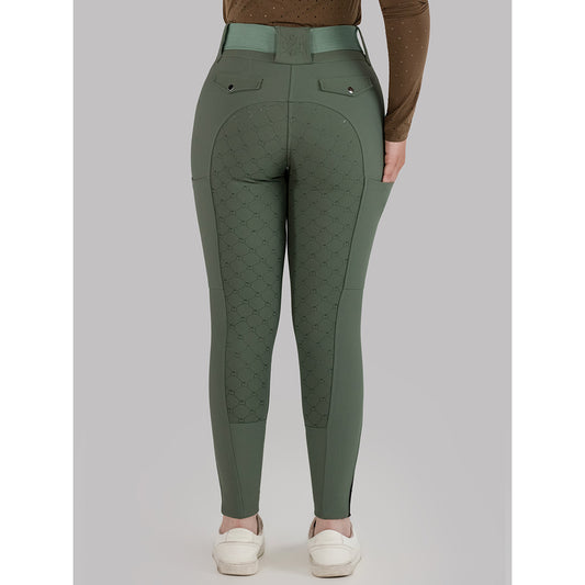 Dapplebay Sport Silicone Full Seat Breeches-Rosemary