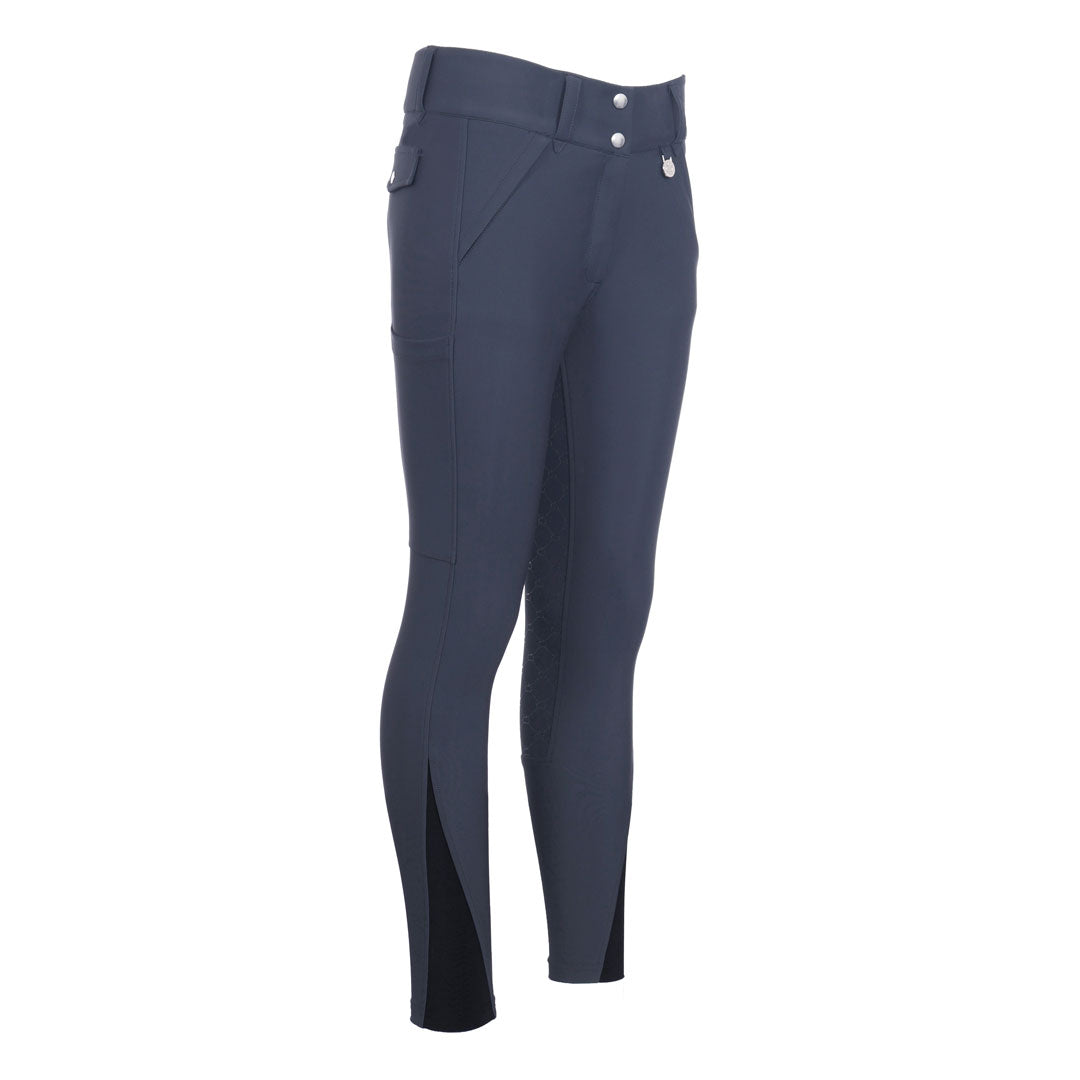 Dapplebay Sport Silicone Full Seat Breeches-Purple Dusk