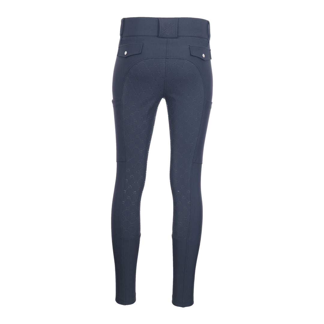 Dapplebay Sport Silicone Full Seat Breeches-Purple Dusk