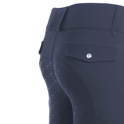 Dapplebay Sport Silicone Full Seat Breeches-Purple Dusk