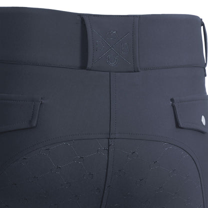 Dapplebay Sport Silicone Full Seat Breeches-Purple Dusk