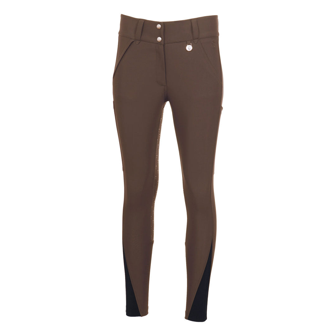 Dapplebay Sport Silicone Full Seat Breeches-Chestnut