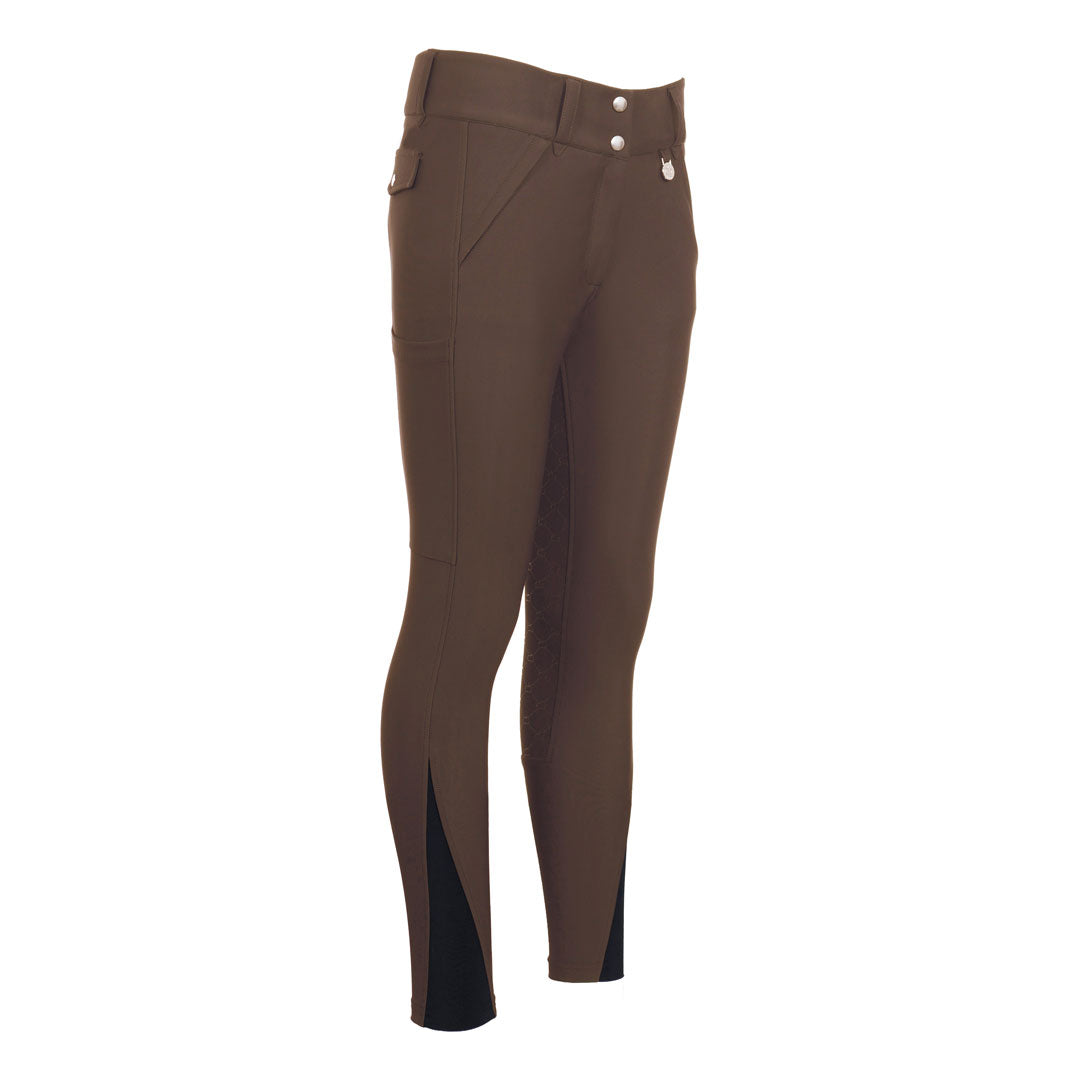 Dapplebay Sport Silicone Full Seat Breeches-Chestnut