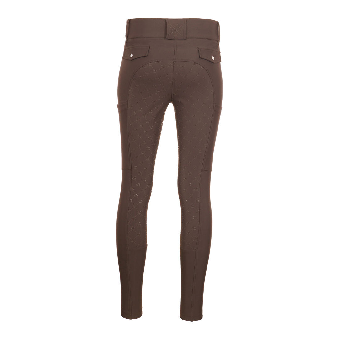 Dapplebay Sport Silicone Full Seat Breeches-Chestnut