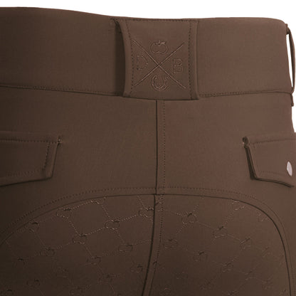 Dapplebay Sport Silicone Full Seat Breeches-Chestnut