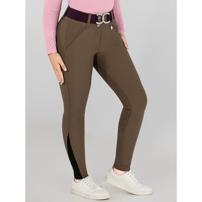 Dapplebay Sport Silicone Full Seat Breeches-Chestnut