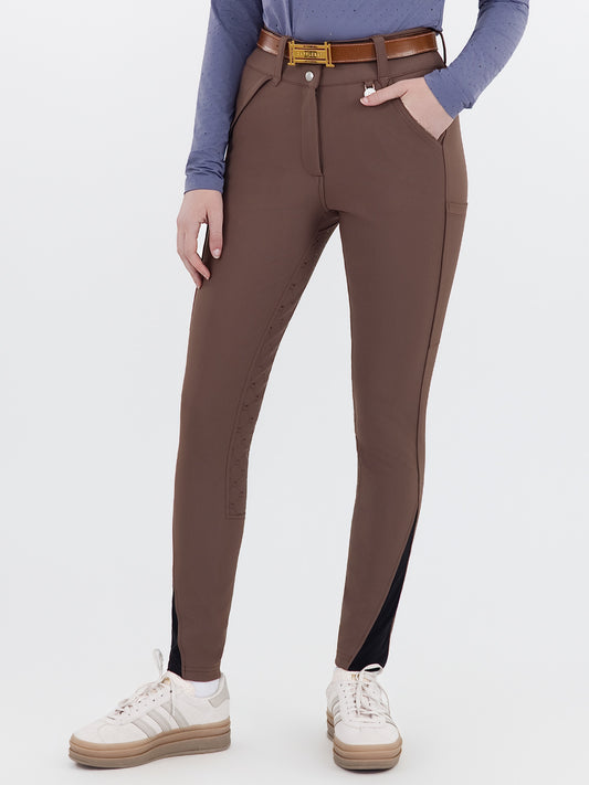 Dapplebay Sport Silicone Full Seat Breeches-Chocolate