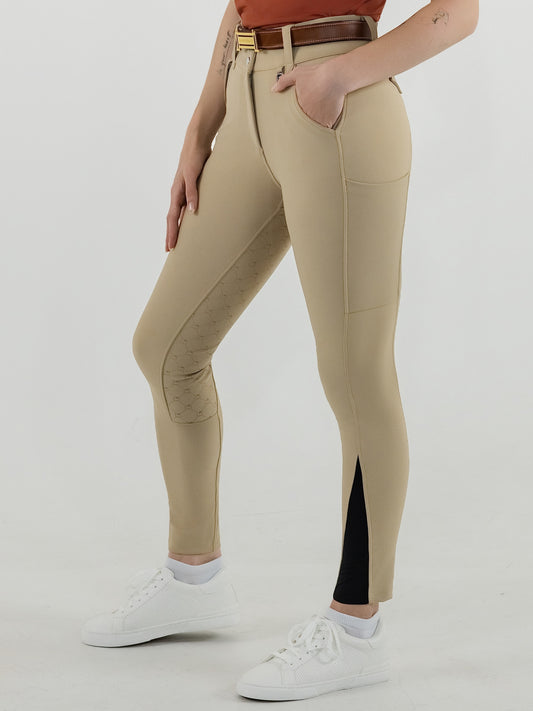 Dapplebay Sport Silicone Full Seat Breeches-Heritage Tan
