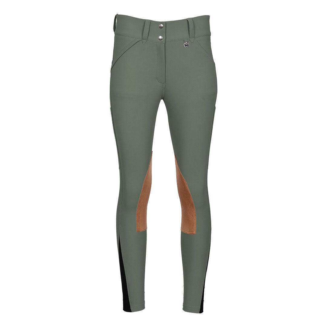 Dapplebay Sport Suede Knee Patch Breeches-Rosemary