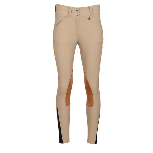 Dapplebay Sport Suede Knee Patch Breeches-Heritage Tan