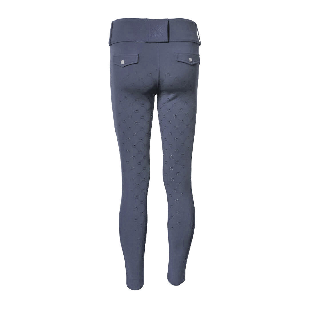 Dapplebay Kids Essential Silicone Full Seat Tights-Purple Dusk
