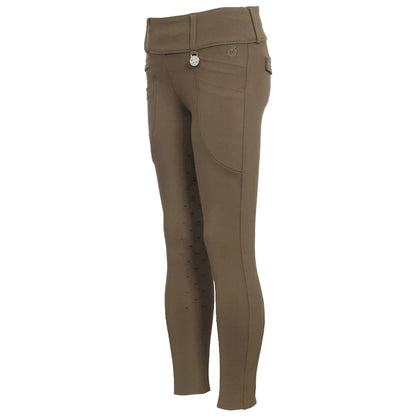 Dapplebay Kids Essential Silicone Full Seat Tights-Chestnut