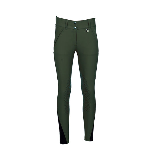 Dapplebay Sport Silicone Knee Patch Breeches-Rosemary