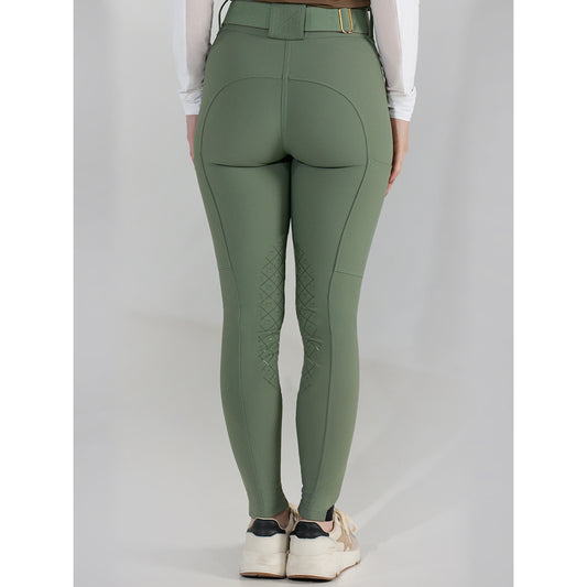 Dapplebay Sport Silicone Knee Patch Breeches-Rosemary