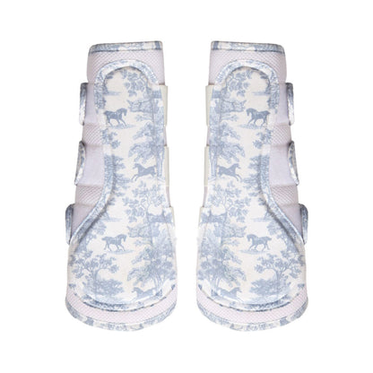 Dapplebay Equestrian Toile Airflow Brush Boots-Moonrise