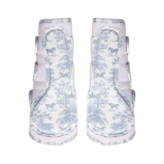 Dapplebay Equestrian Toile Airflow Brush Boots-Moonrise