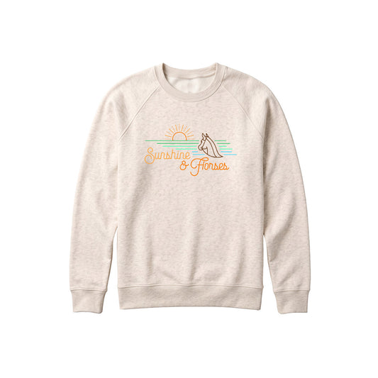 Dapplebay Kids Sunshine & Horses Embroidered Sweatshirt