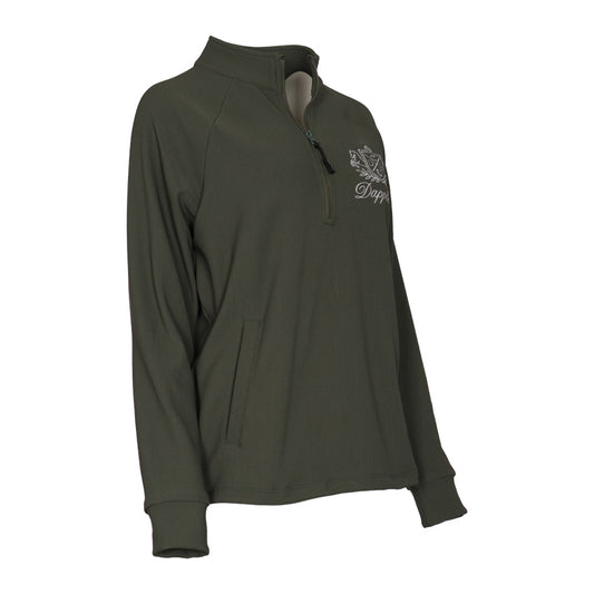 Dapplebay Signature Ribbed Pullover-Rosemary