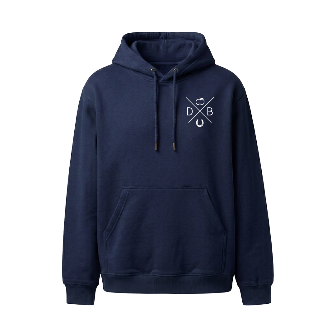 Dapplebay Palm Trees & Horse Shows Hoodie-Purple Dusk