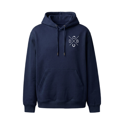 Dapplebay Palm Trees & Horse Shows Hoodie-Purple Dusk