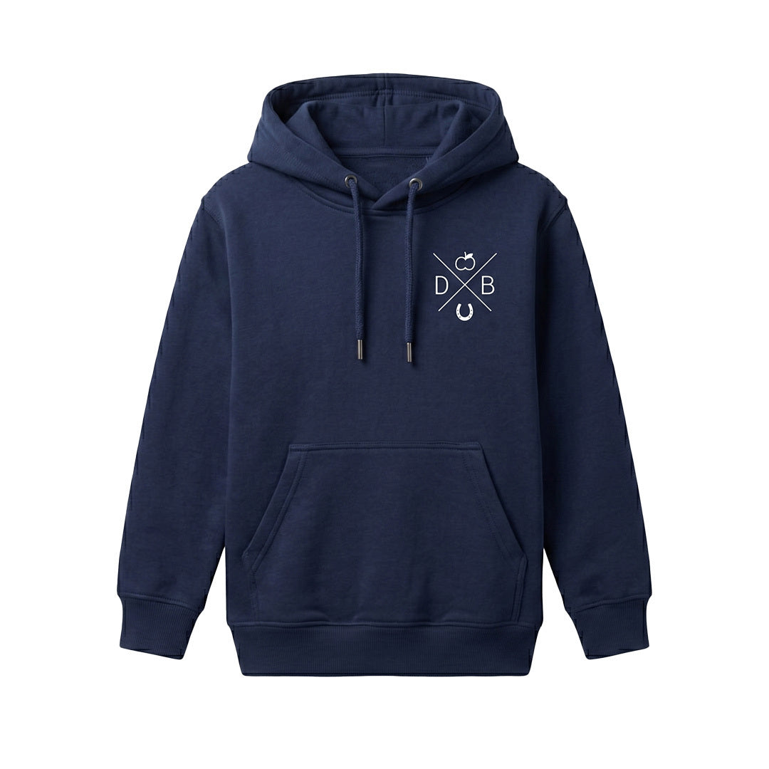 Dapplebay Kids Palm Trees & Horse Shows Hoodie-Purple Dusk