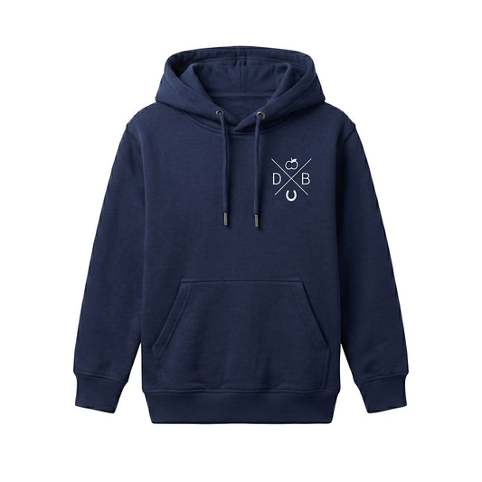 Dapplebay Kids Palm Trees & Horse Shows Hoodie-Purple Dusk