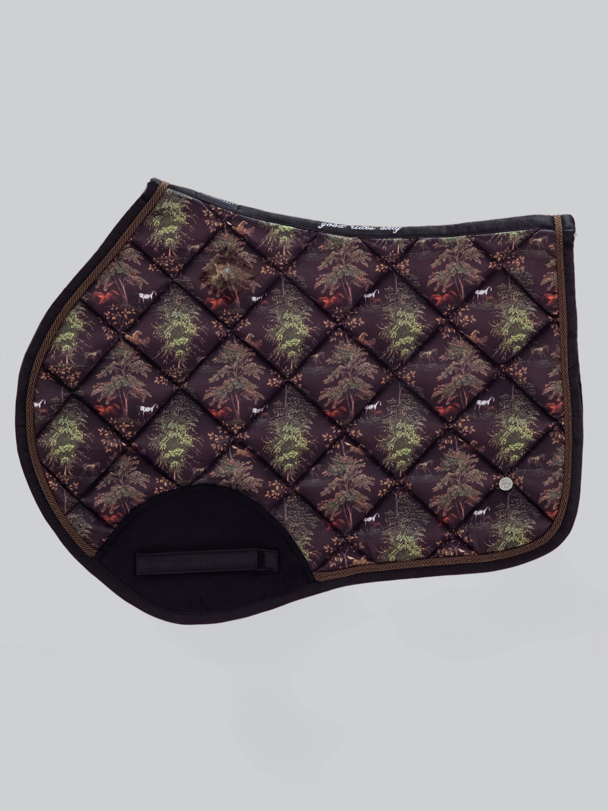 Dapplebay Autumn Toile XC Saddle Pad-Dark Bay