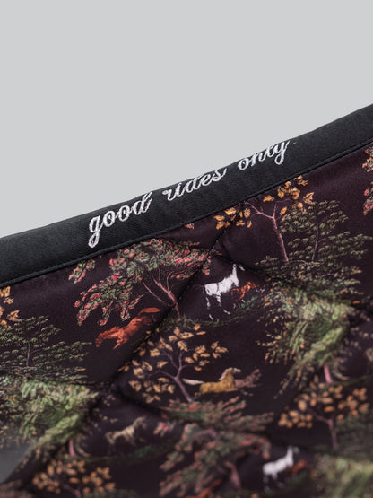 Dapplebay Autumn Toile XC Saddle Pad-Dark Bay