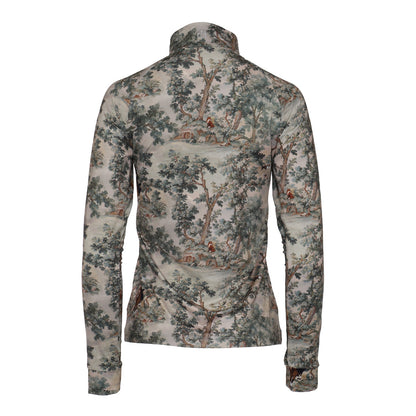 Dapplebay Hunt Tapestry 1/4 Zip LS Riding Top