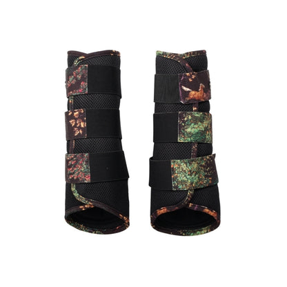 Dapplebay Autumn Toile Airflow Brush Boots-Dark Bay