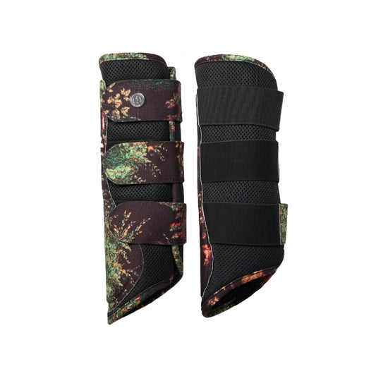 Dapplebay Autumn Toile Airflow Brush Boots-Dark Bay