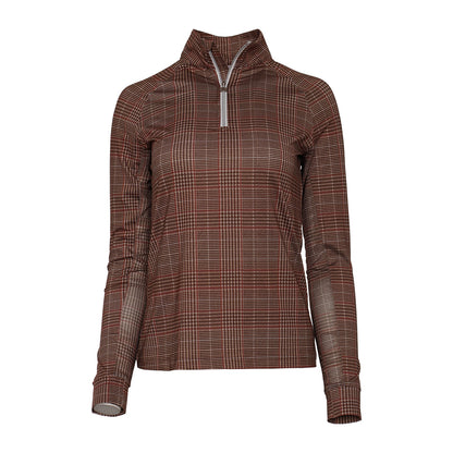 Dapplebay Heirloom 1/4 Zip LS Riding Top-Multi