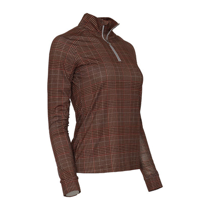 Dapplebay Heirloom 1/4 Zip LS Riding Top-Multi