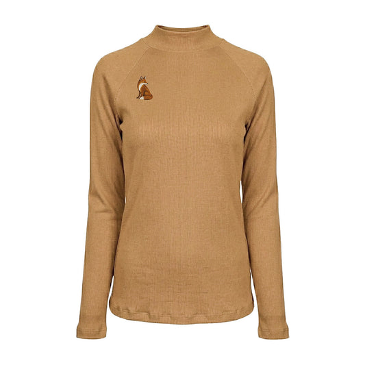 Dapplebay Heirloom Mock Neck-Camel