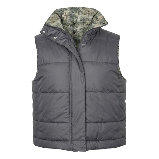 Dapplebay Reversible Puffer Vest-Graphite