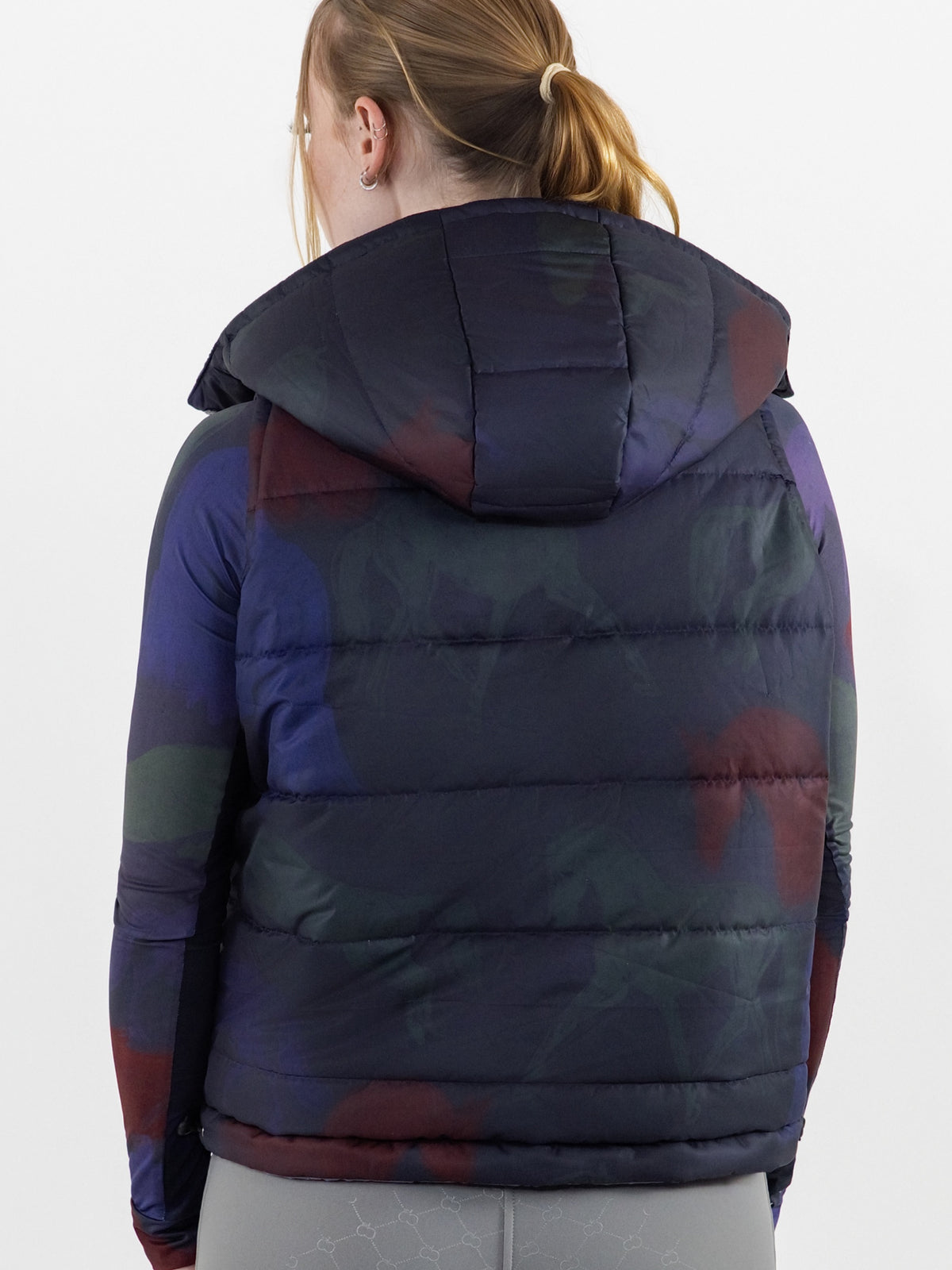 Dapplebay Reversible Puffer Vest-Purple Dusk