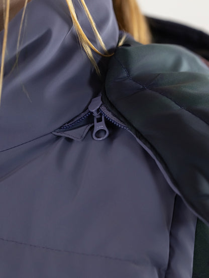 Dapplebay Reversible Puffer Vest-Purple Dusk
