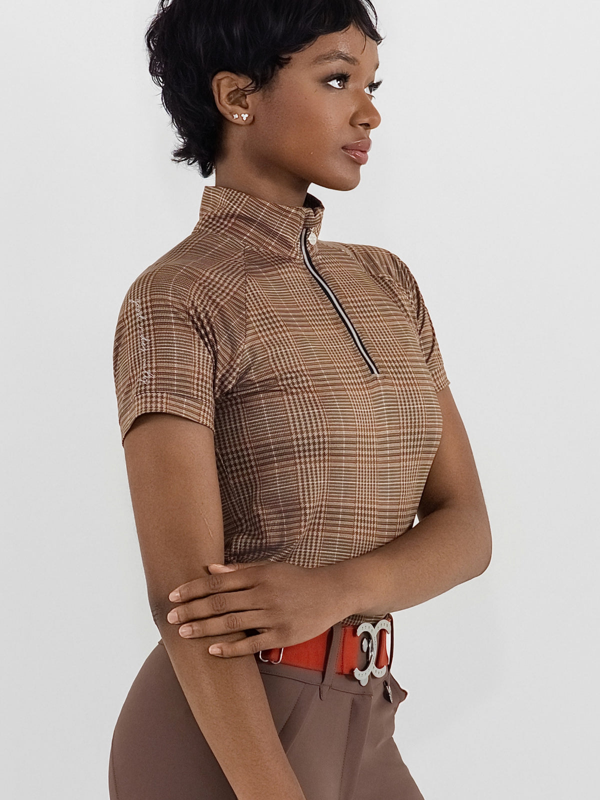 Dapplebay Heirloom 1/4 Zip SS Riding Top