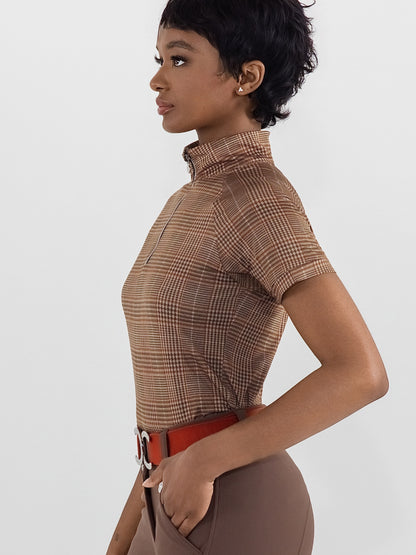 Dapplebay Heirloom 1/4 Zip SS Riding Top