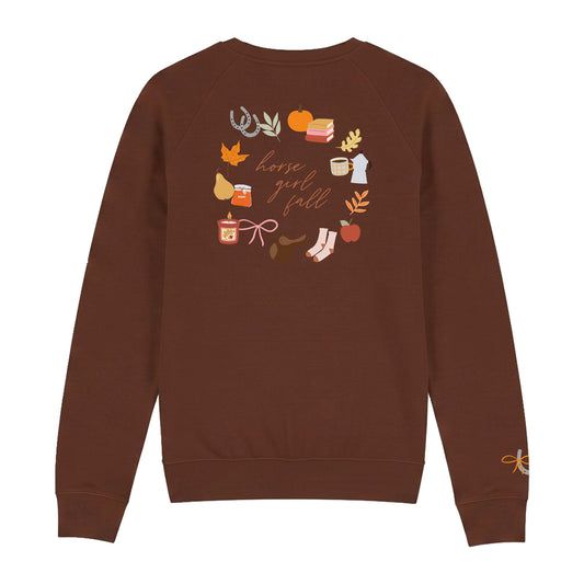 Dapplebay Horse Girl Fall Sweatshirt