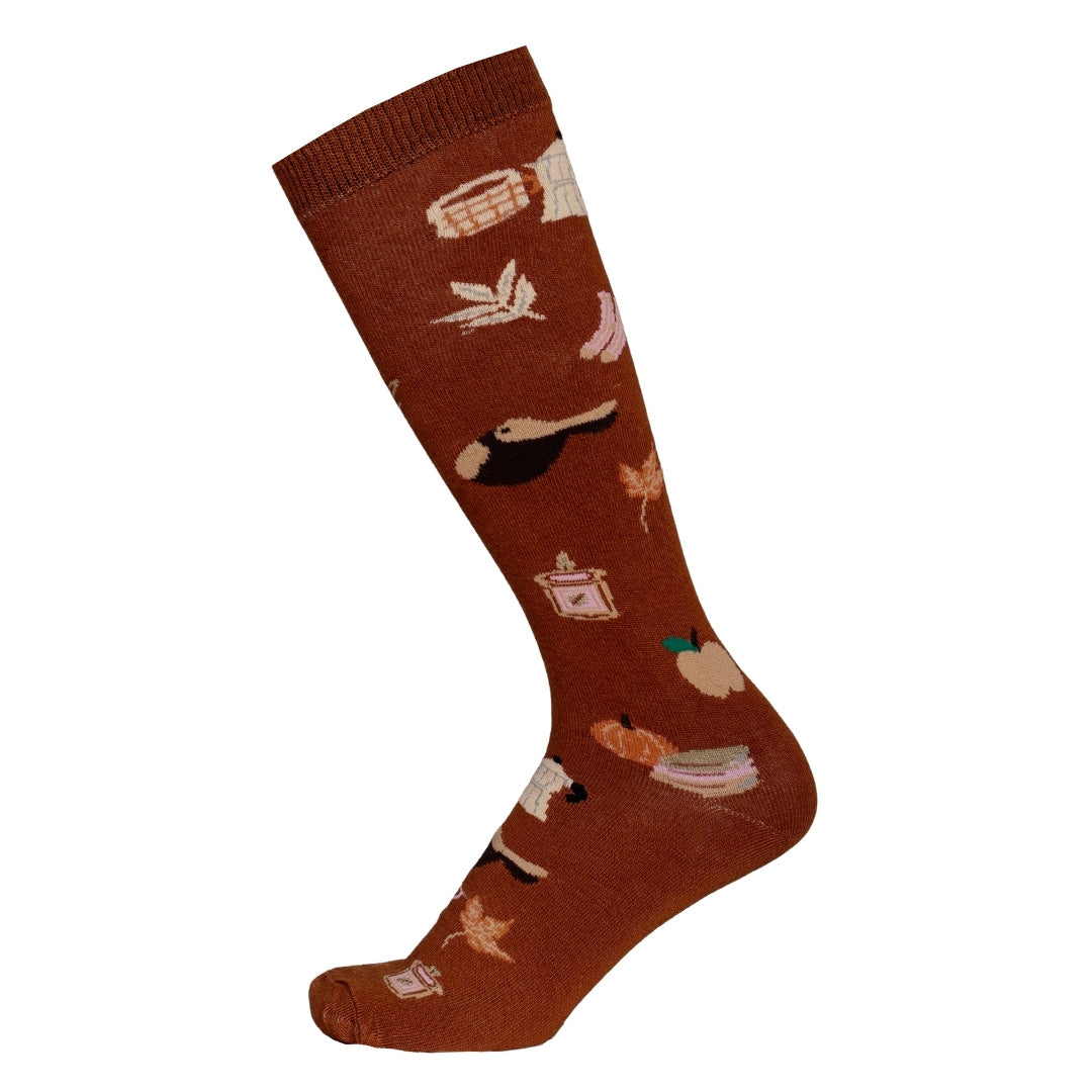 Dapplebay Gingerbread Horse Boot Socks