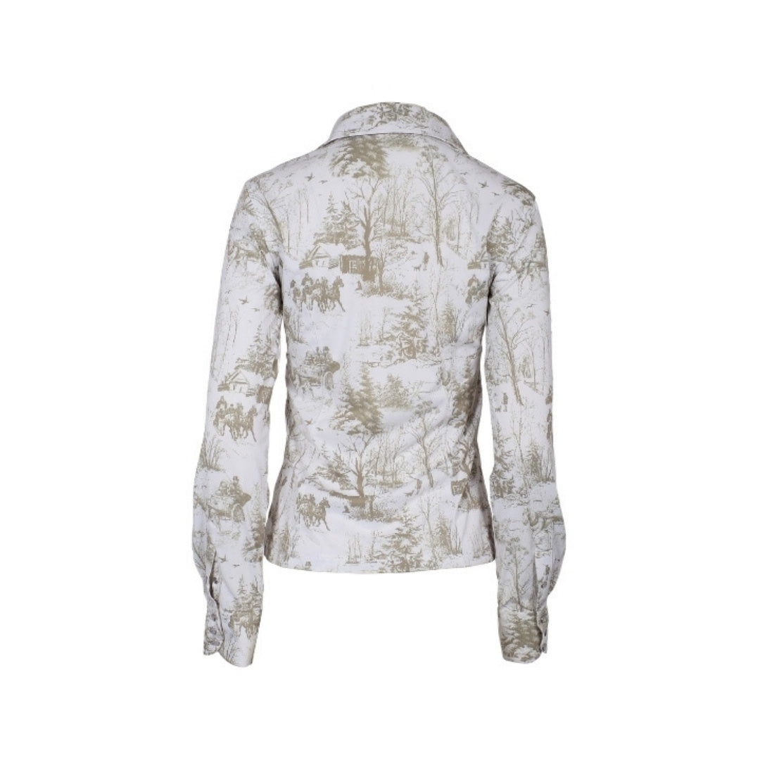 Dapplebay  Winter Toile Western Baselayer Top