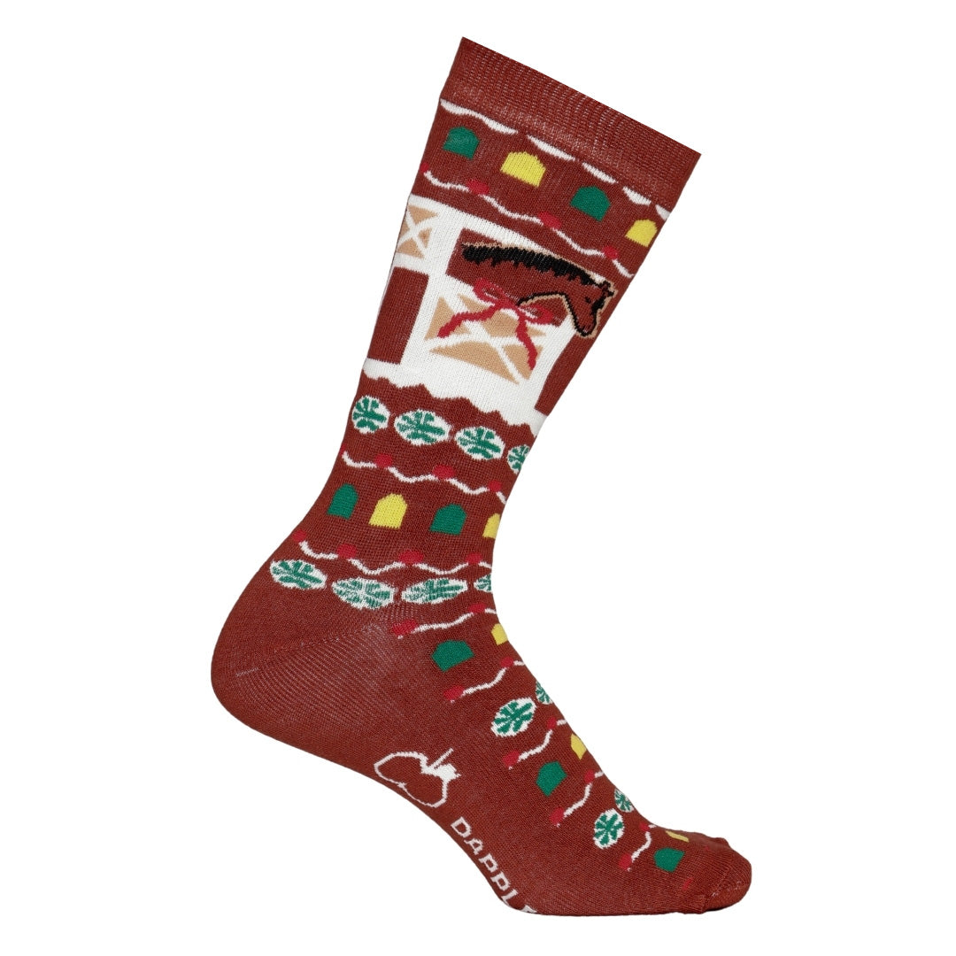 Horse Girl Fall Crew Socks