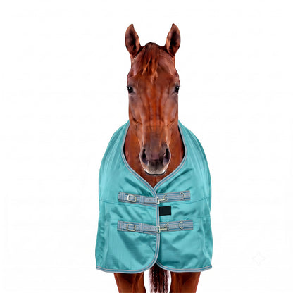 TuffRider 600 D  Comfy Winter Ripstop Turnout Blanket Medium Weight 200 GSM Standard Neck