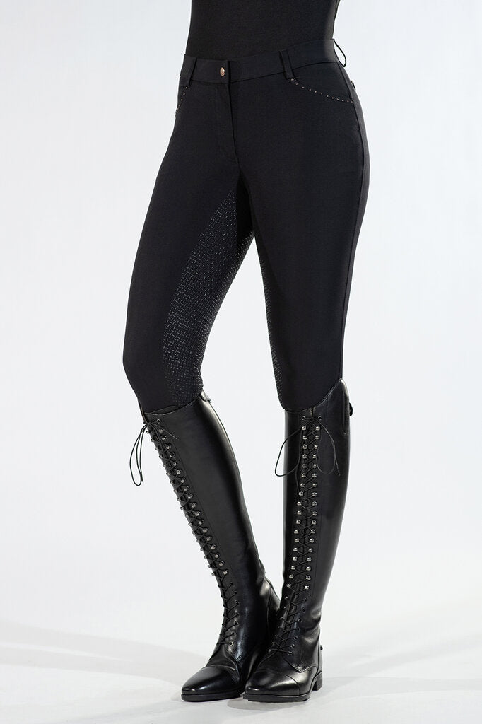 HKM Rosegold Glamour Ladies Riding Breeches Style S.F. Seat - JPC Equestrian.com