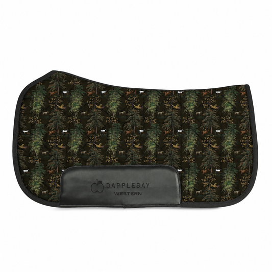 Dapplebay Autumn Toile Western Saddle Pad-Dark Bay