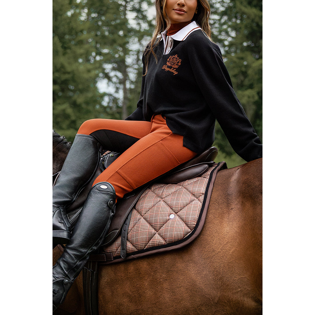 Dapplebay Prep Polo Sweater-Black