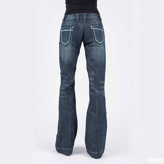 Stetson Women's 214 City Trouser w/ Blue Pocket Emroidery