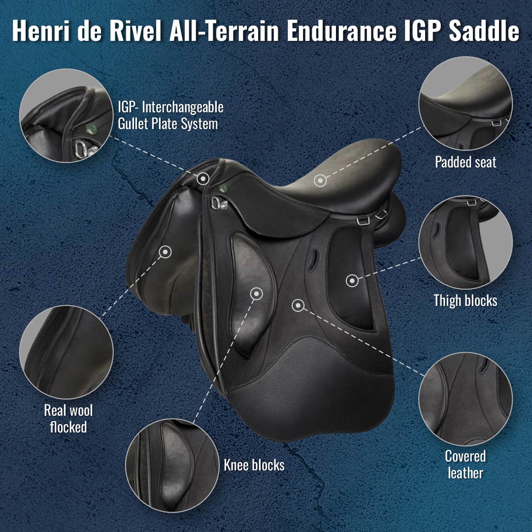 Henri de Rivel All-Terrain Endurance IGP Saddle – JPC Equestrian