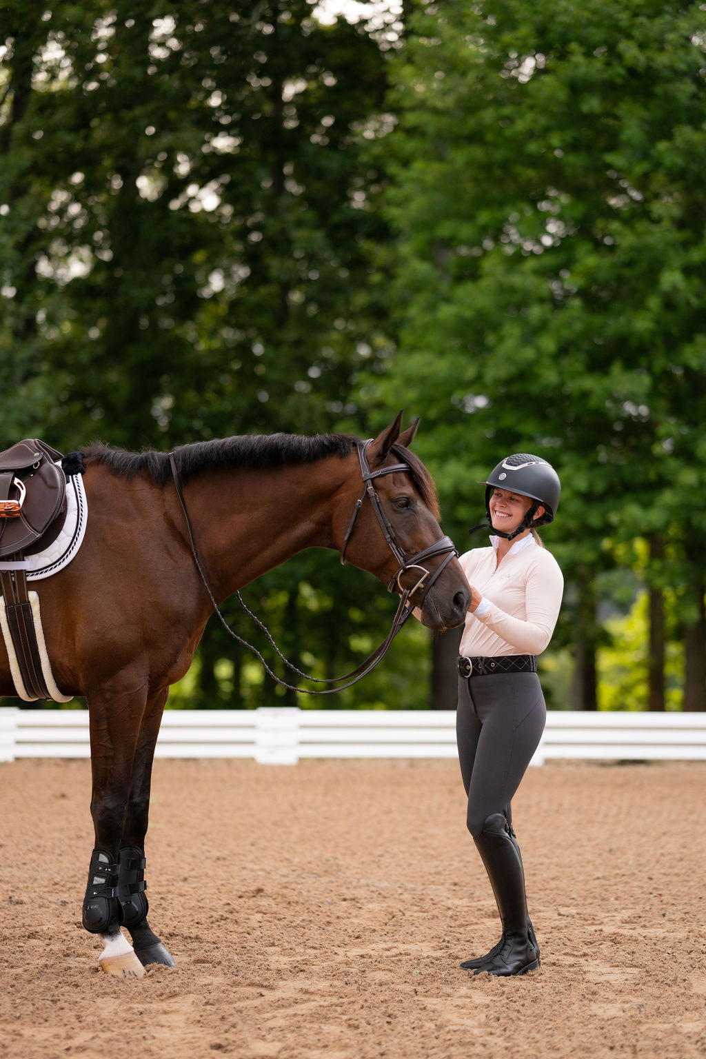 Equine Couture Charlotte Silicone Full Seat Breech